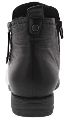 Spring Step Women Side Zipper Leather Booties Oziel -Tory Burch Sales 2024 0257401 04