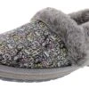 Skechers Bobs Women's Too Cozy Purrfect Storm Memory Foam Slippers