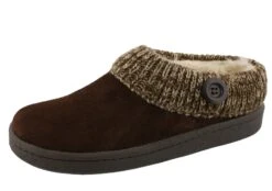 Clarks Women's Knitted Collar Clog Winter Slippers Angelina -Tory Burch Sales 2024 0799102 01