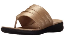 Softwalk Womens Summer Leather Sandals Thick Sole Wedge Slides -Tory Burch Sales 2024 29171