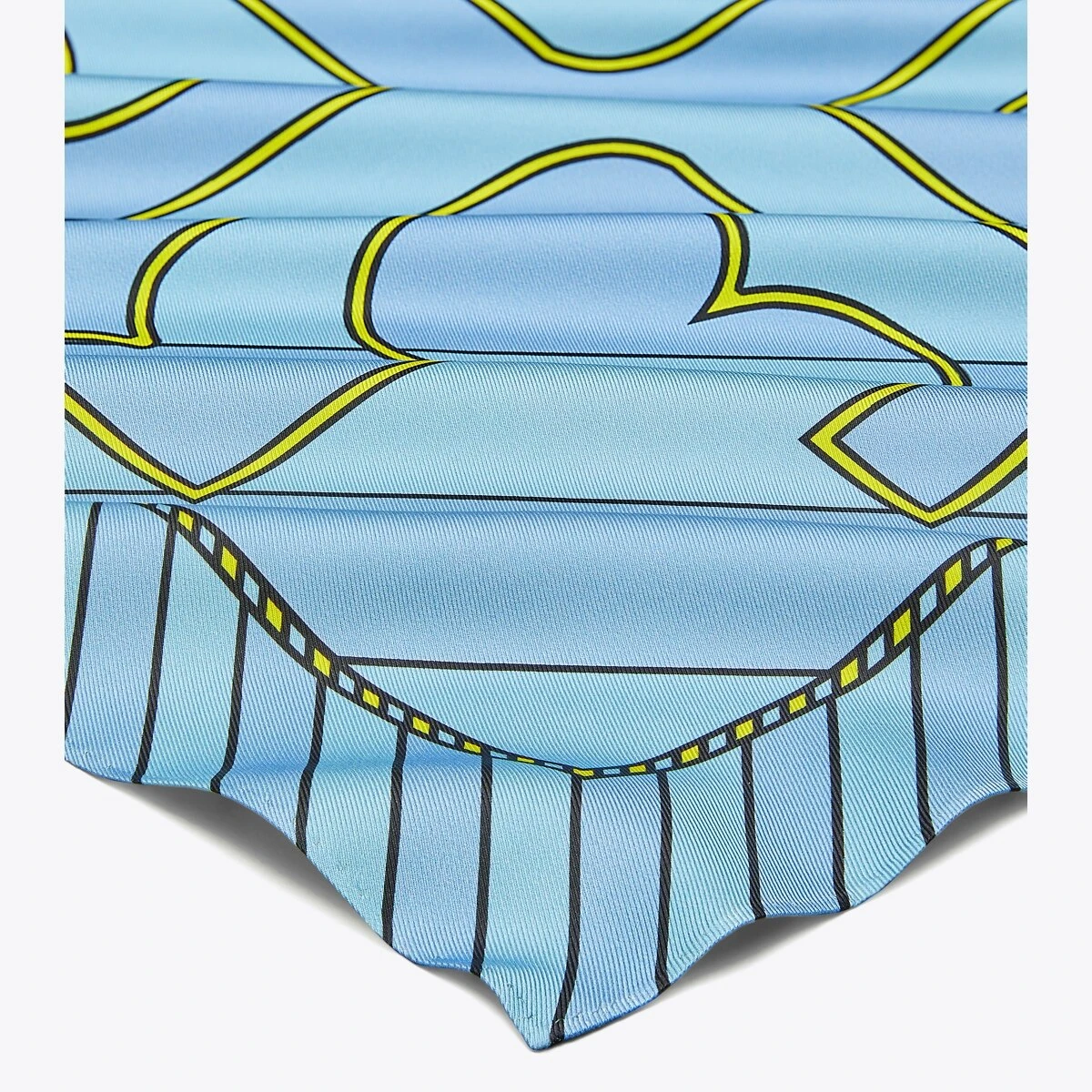 Tory Burch Candy Stripe Silk Neckerchief 4 Tory Burch Candy Stripe Silk Neckerchief - Image 4