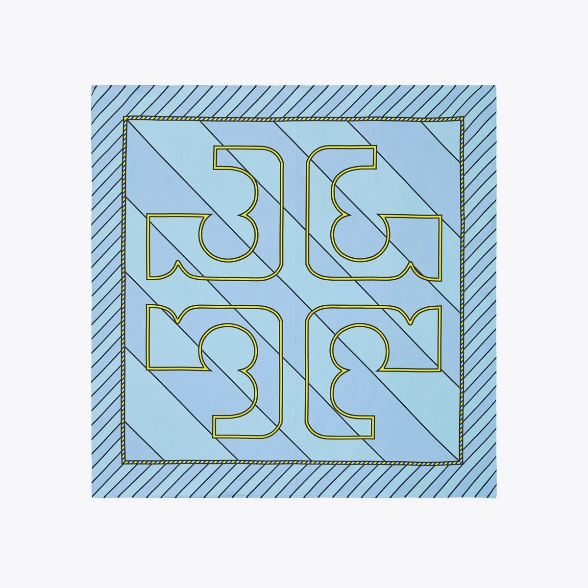 Tory Burch Candy Stripe Silk Neckerchief 3 Tory Burch Candy Stripe Silk Neckerchief - Image 3