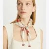 Tory Burch Carousel Silk Neckerchief