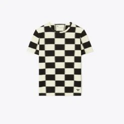 Tory Burch Checkerboard T-Shirt 15 Tory Burch Checkerboard T-Shirt -Tory Burch Sales 2024 Checkerboard20T Shirt.TB 137208 001 SLFRO.pdp 1200x1200 1