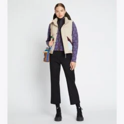 Colorblock Down Vest