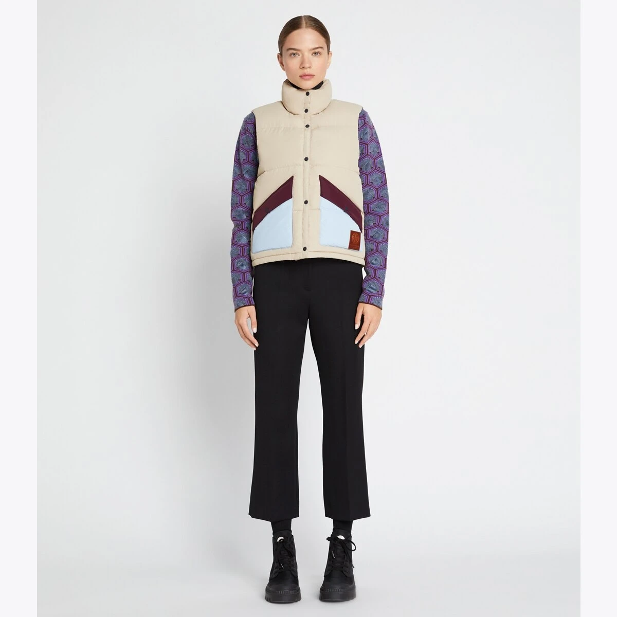 Colorblock Down Vest 4 Colorblock Down Vest - Image 4