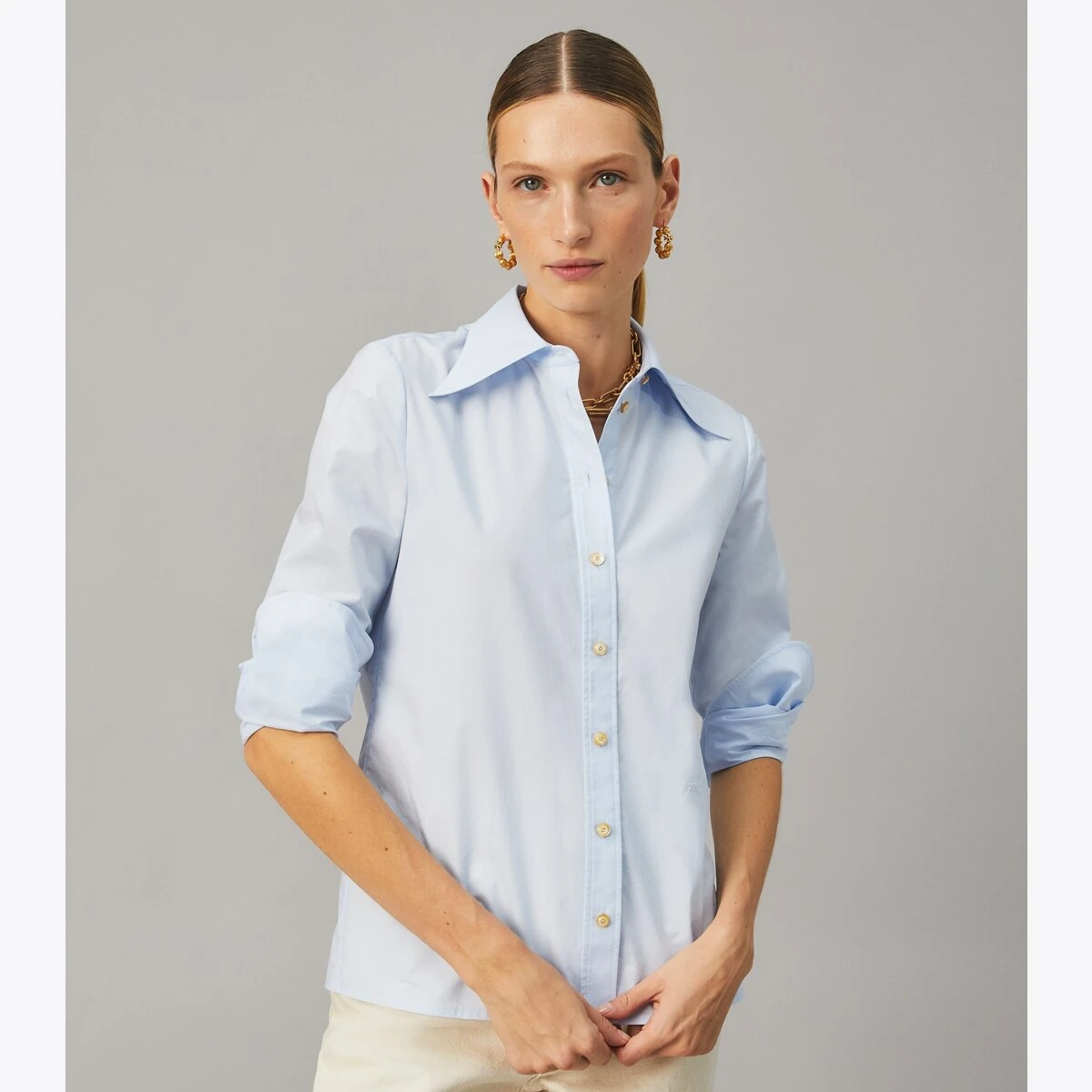 Tory Burch Cotton Poplin Shirt 5 Tory Burch Cotton Poplin Shirt - Image 5