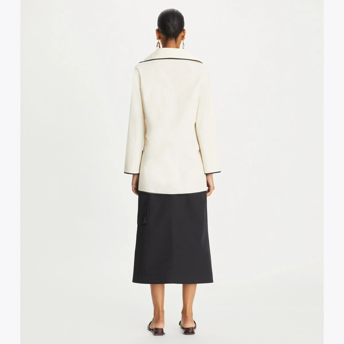 Tory Burch Cotton Poplin Tunic 2 Tory Burch Cotton Poplin Tunic - Image 2