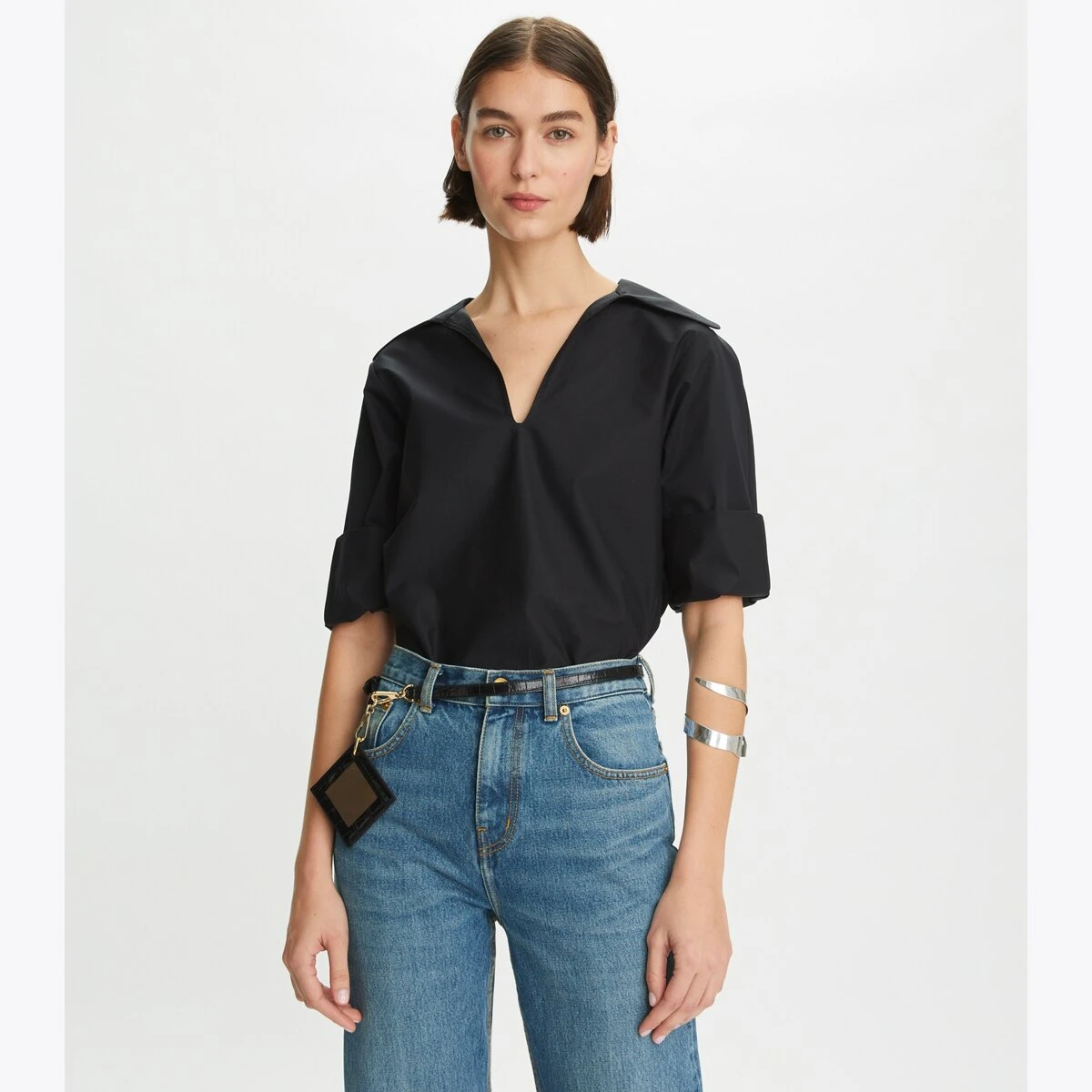 Tory Burch Cotton Poplin Tunic 2 Tory Burch Cotton Poplin Tunic - Image 2