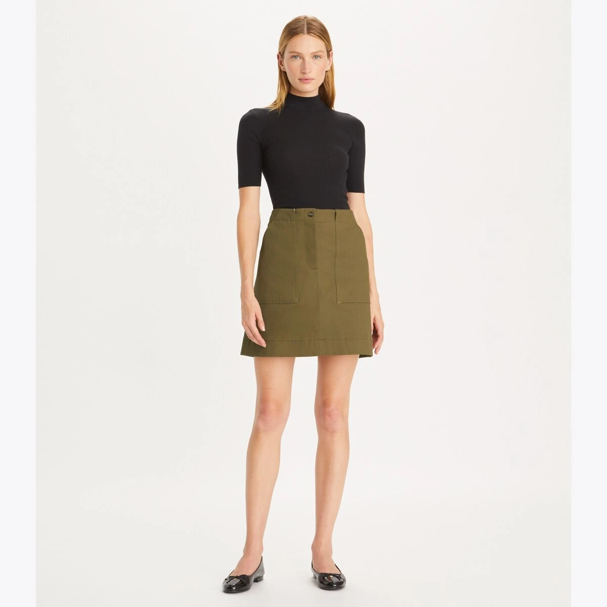 Tory Burch Cotton Twill Skirt 2 Tory Burch Cotton Twill Skirt - Image 2