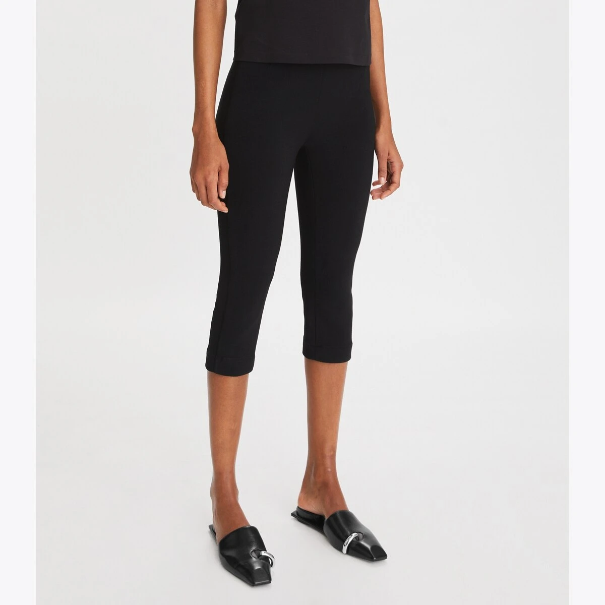 Tory Burch Crepe Cropped Pant 2 Tory Burch Crepe Cropped Pant - Image 2
