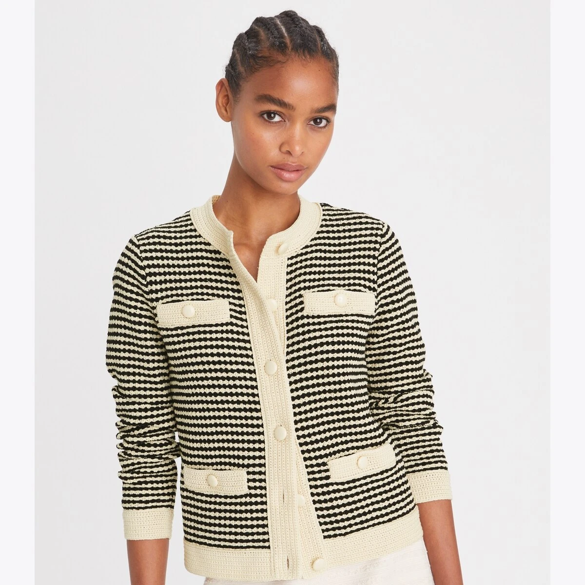 Tory Burch Crochet Kendra Cardigan 4 Tory Burch Crochet Kendra Cardigan - Image 4