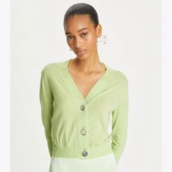 Tory Burch Cropped Cotton Cardigan 14 Tory Burch Cropped Cotton Cardigan -Tory Burch Sales 2024 Cropped20Cotton20Cardigan.TB 148324 318 20230509 OMDET.pdp 1200x1200 1