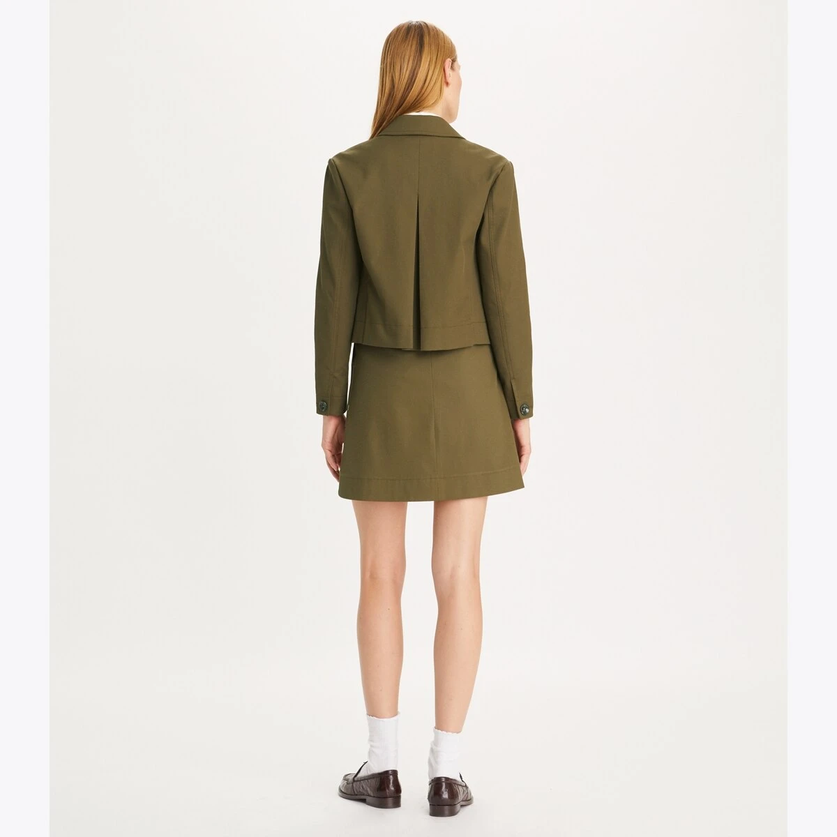 Tory Burch Cropped Cotton Jacket 2 Tory Burch Cropped Cotton Jacket - Image 2