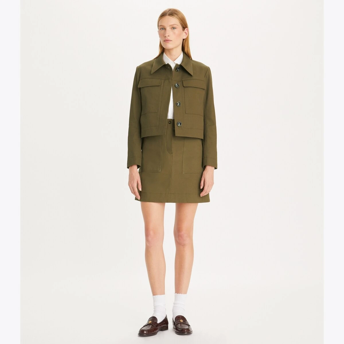 Tory Burch Cropped Cotton Jacket 3 Tory Burch Cropped Cotton Jacket - Image 3