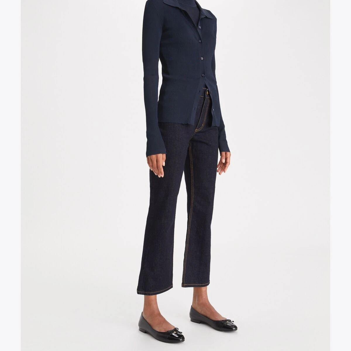 Tory Burch Cropped Flare Jeans 2 Tory Burch Cropped Flare Jeans - Image 2