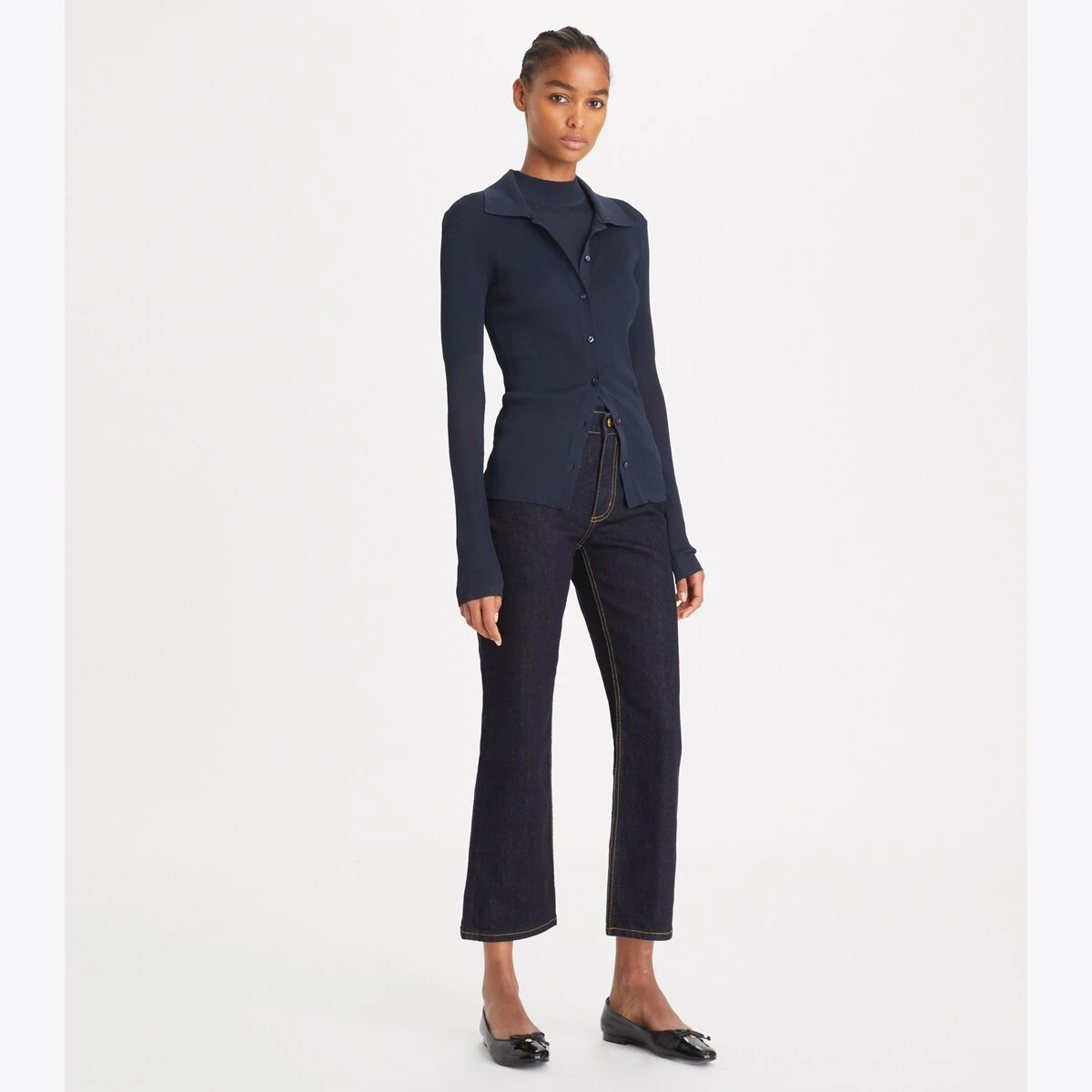 Tory Burch Cropped Flare Jeans 3 Tory Burch Cropped Flare Jeans - Image 3