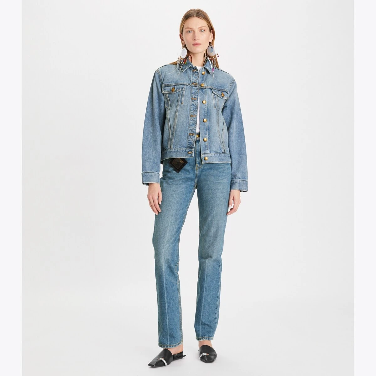 Tory Burch Denim Jacket 2 Tory Burch Denim Jacket - Image 2