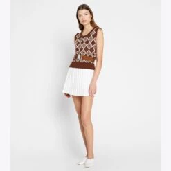 Diamond Jacquard Vest