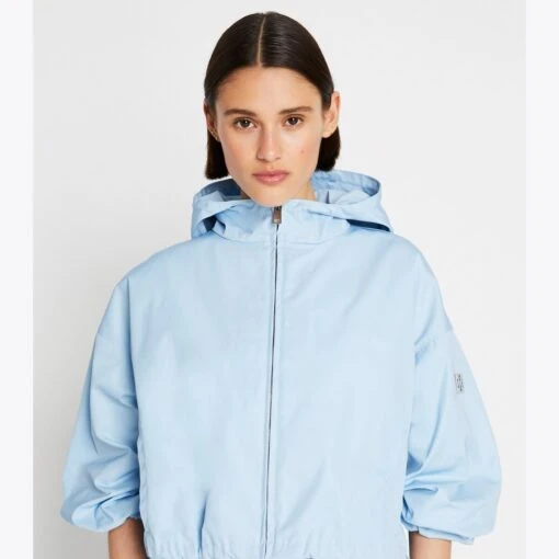 Double-Faced Canvas Cropped Jacket