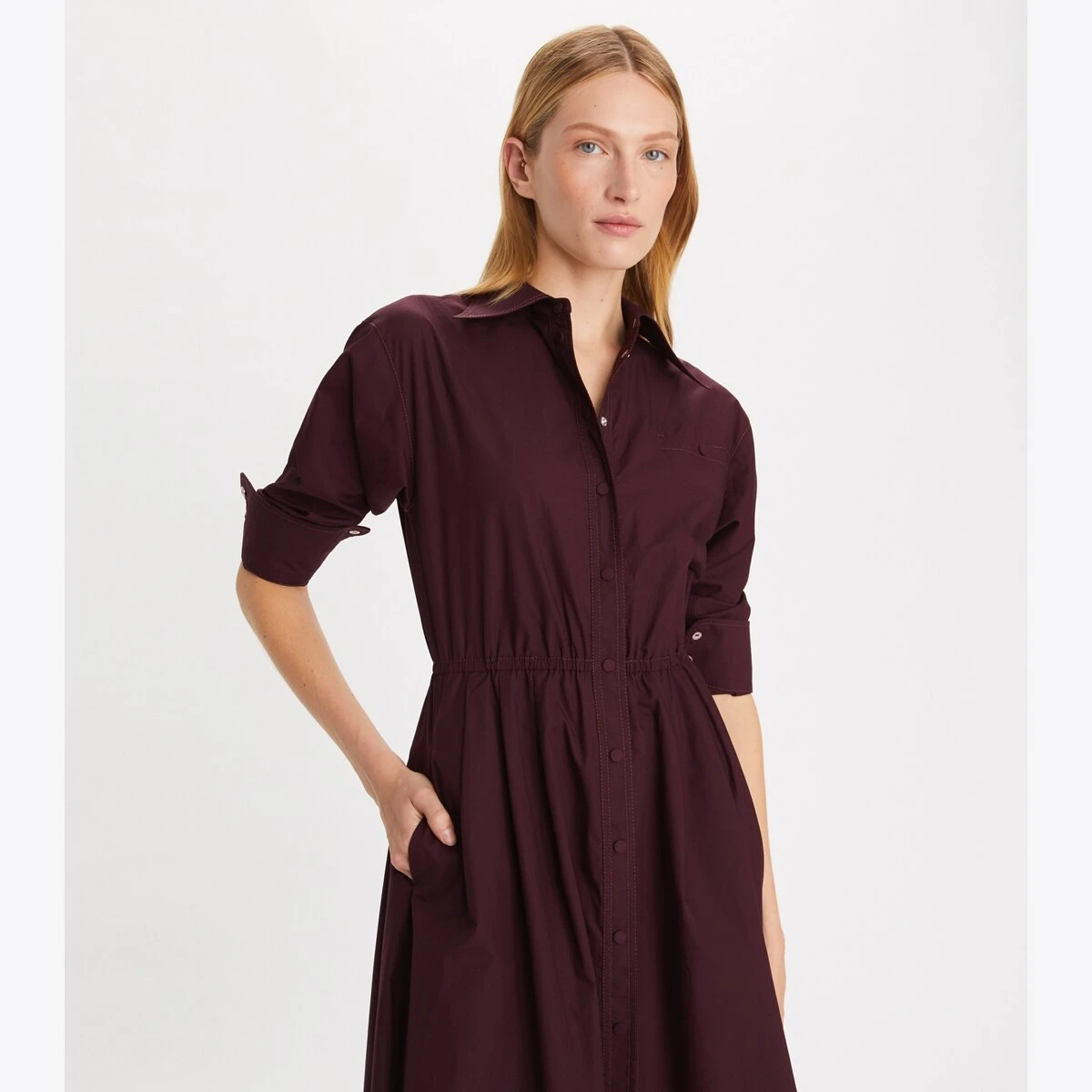 Tory Burch Eleanor Shirtdress 4 Tory Burch Eleanor Shirtdress - Image 4