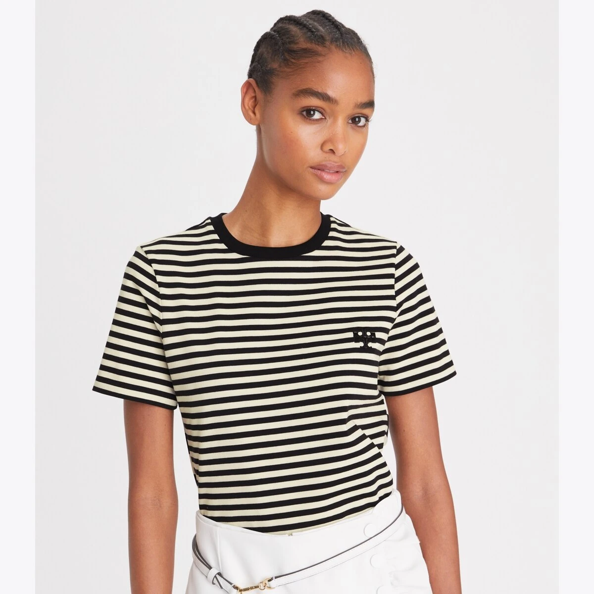 Tory Burch Embroidered Logo T-Shirt 4 Tory Burch Embroidered Logo T-Shirt - Image 4