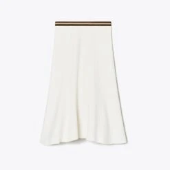Flared Wool Skirt