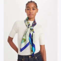 Tory Burch Floral Blur Square