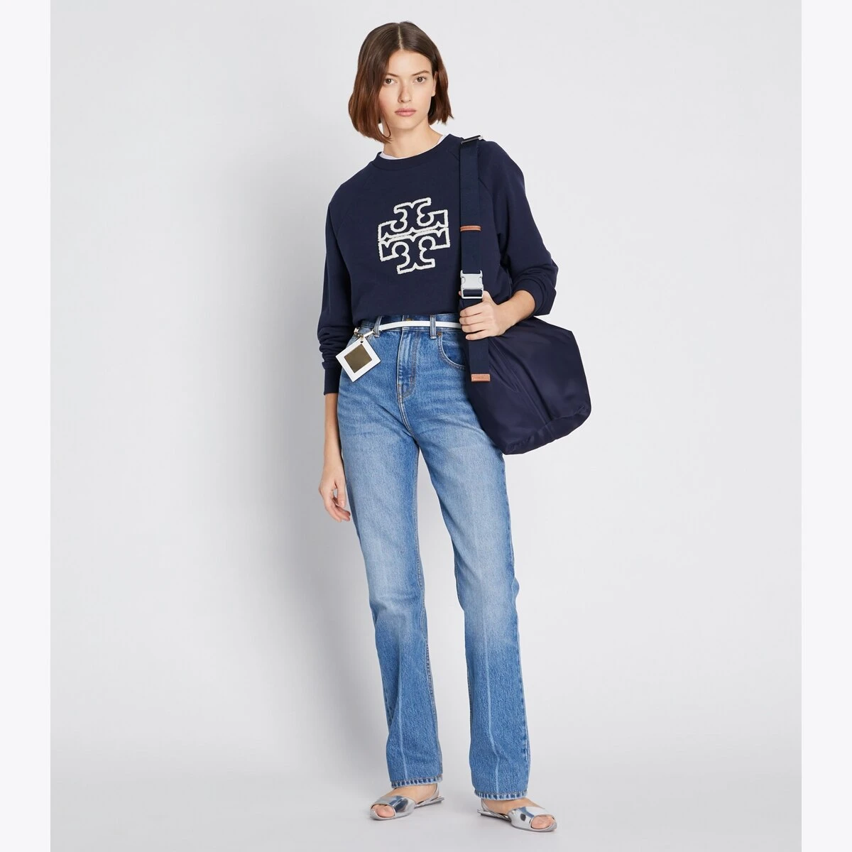 French Terry Raglan Logo Crewneck 2 French Terry Raglan Logo Crewneck - Image 2