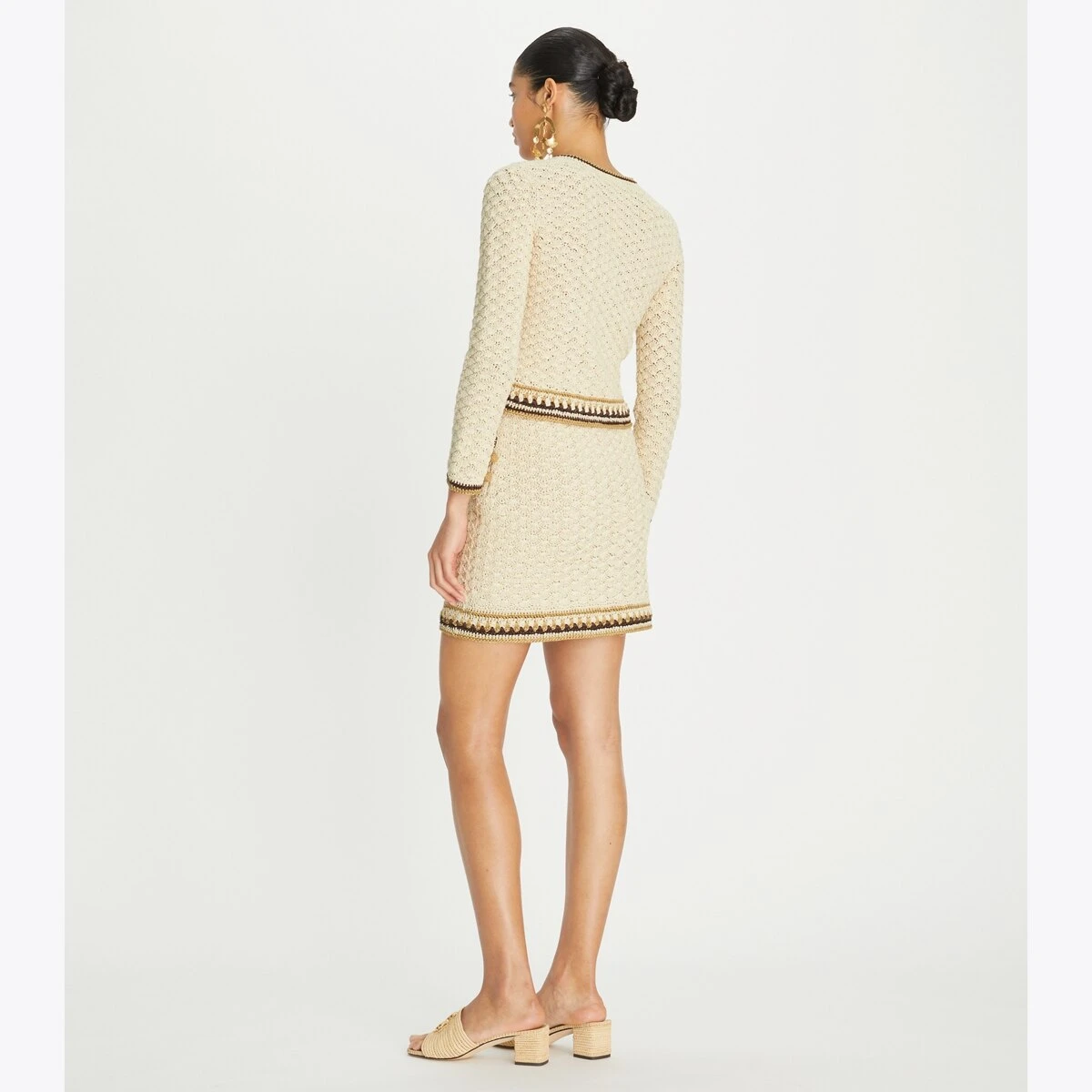 Tory Burch Hand-Crocheted Cotton Kendra Cardigan 3 Tory Burch Hand-Crocheted Cotton Kendra Cardigan - Image 3