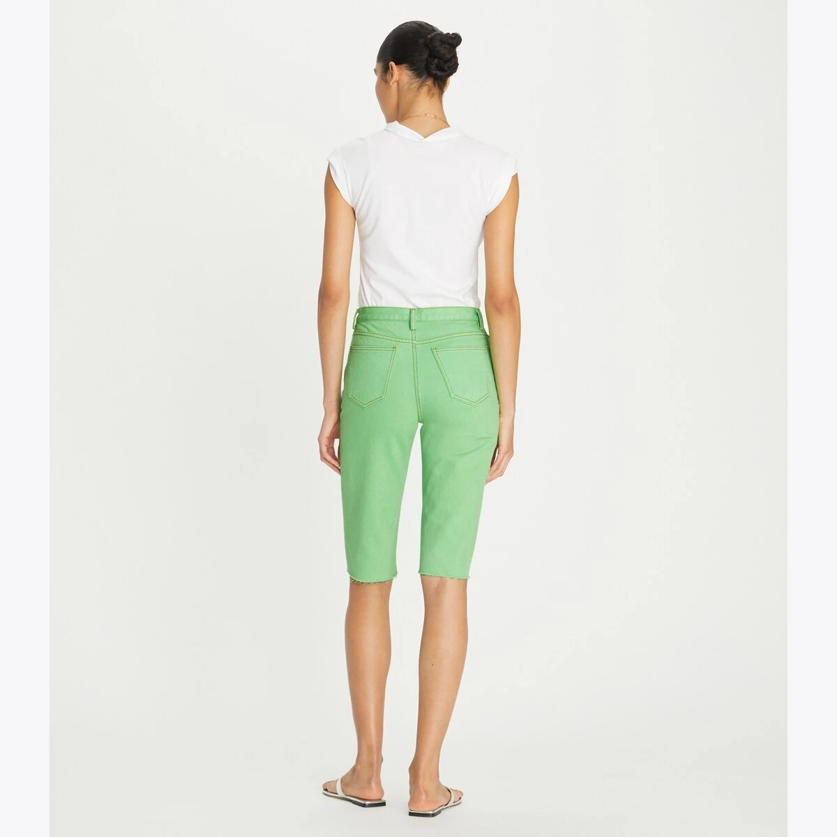 Tory Burch High-Rise Cropped Jeans 4 Tory Burch High-Rise Cropped Jeans - Image 4