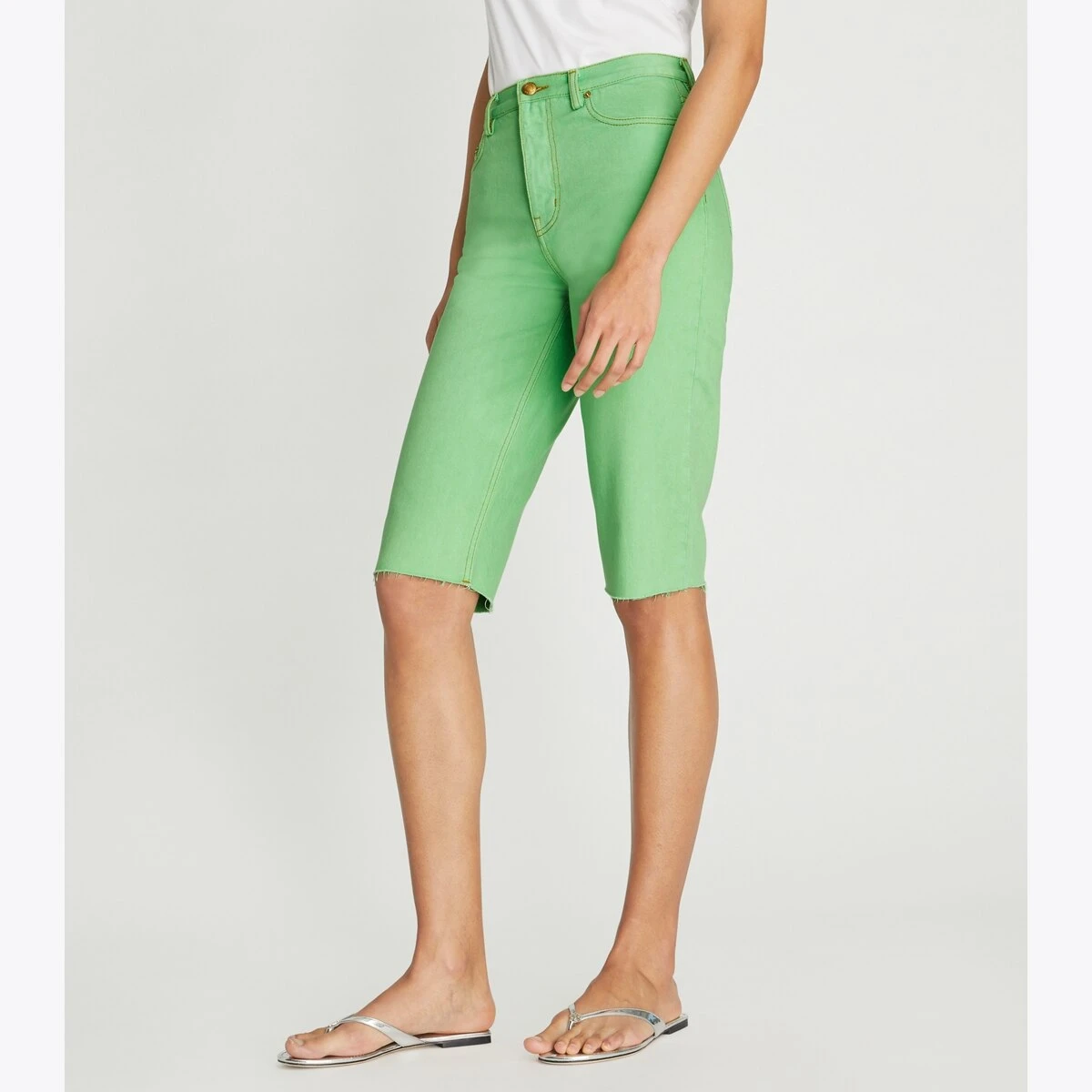 Tory Burch High-Rise Cropped Jeans 6 Tory Burch High-Rise Cropped Jeans - Image 6