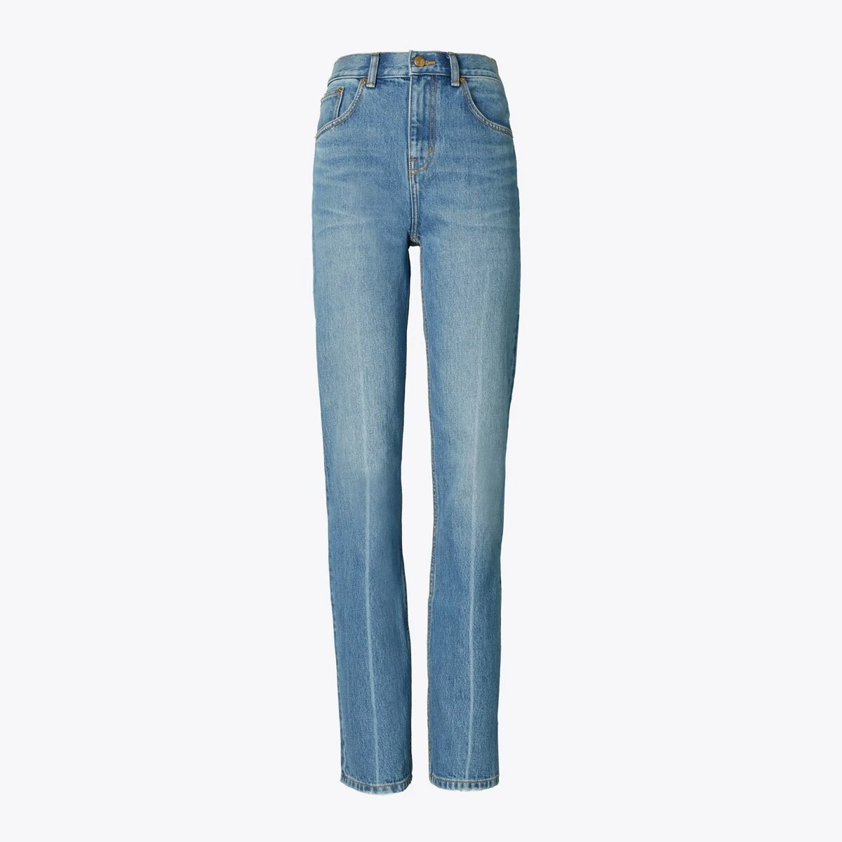 Tory Burch High-Rise Slim Straight Jean 3 Tory Burch High-Rise Slim Straight Jean - Image 3