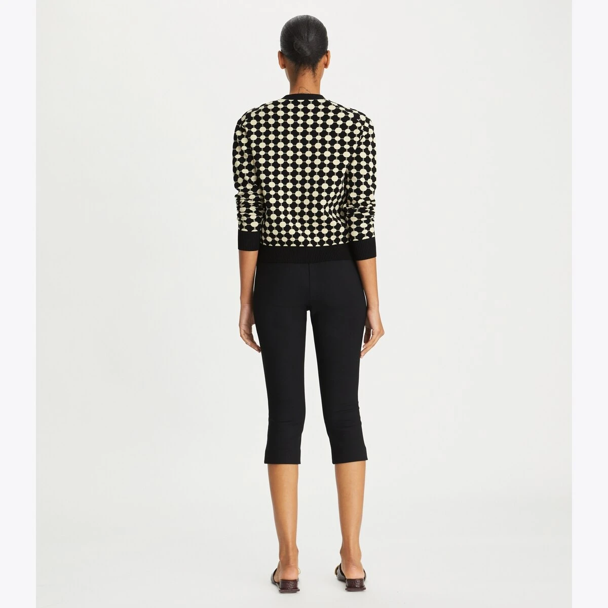 Tory Burch Jacquard Viscose Cardigan 2 Tory Burch Jacquard Viscose Cardigan - Image 2