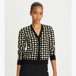 Tory Burch Jacquard Viscose Cardigan 7 Tory Burch Jacquard Viscose Cardigan -Tory Burch Sales 2024 Jacquard20Viscose20Cardigan.TB 152208 042 20230509 OMDET.pdp 1200x1200 1