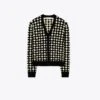 Tory Burch Jacquard Viscose Cardigan