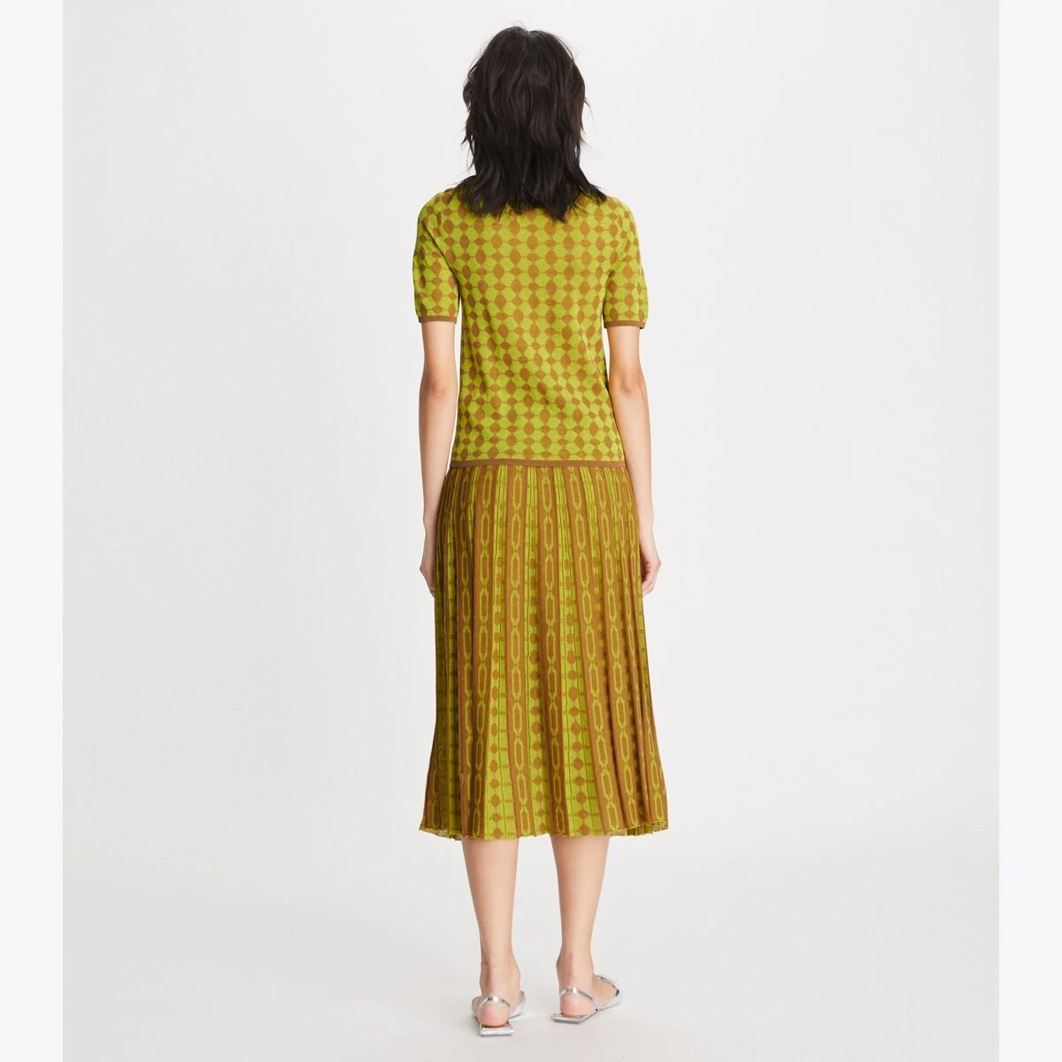 Tory Burch Jacquard Zip Polo 3 Tory Burch Jacquard Zip Polo - Image 3