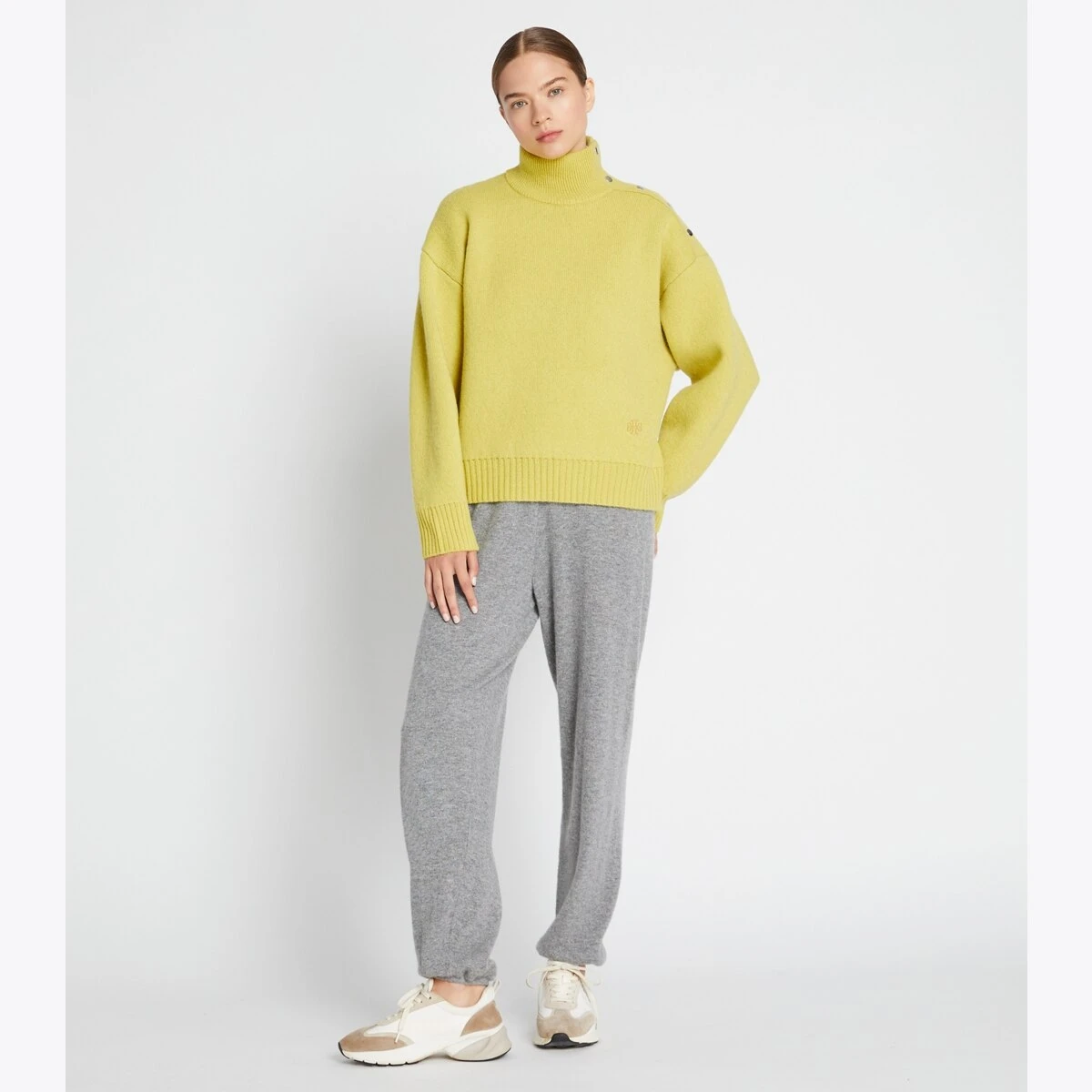 Merino Snap Shoulder Mockneck 3 Merino Snap Shoulder Mockneck - Image 3