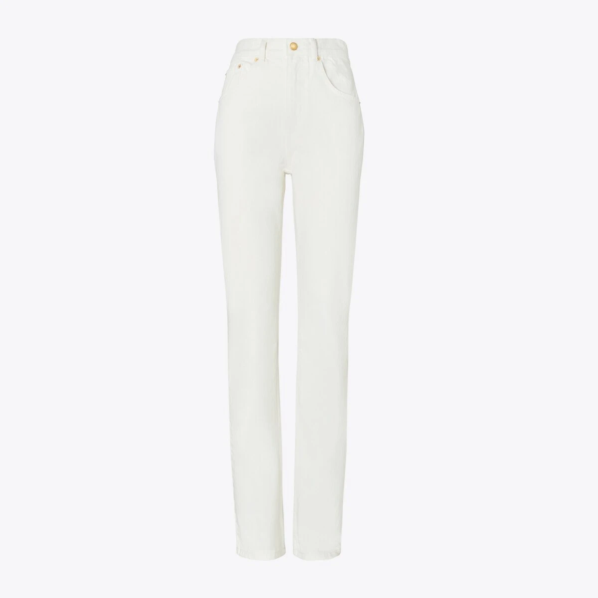 Tory Burch Mid-Rise Slim Straight Jean 4 Tory Burch Mid-Rise Slim Straight Jean - Image 4
