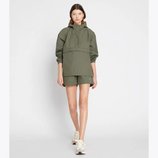 Nylon Half-Zip Anorak