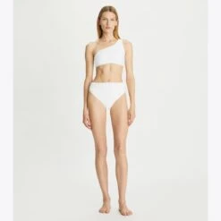 Tory Burch One-Shoulder Bikini Top