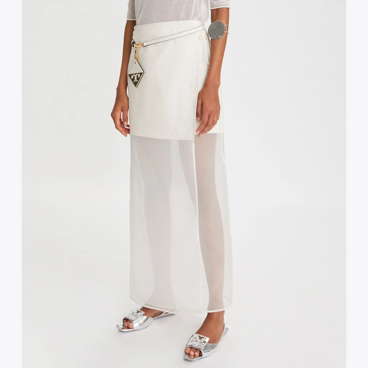 Tory Burch Organza Double-Layer Skirt 2 Tory Burch Organza Double-Layer Skirt - Image 2