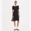 Tory Burch Poplin Collar Sweater Dress
