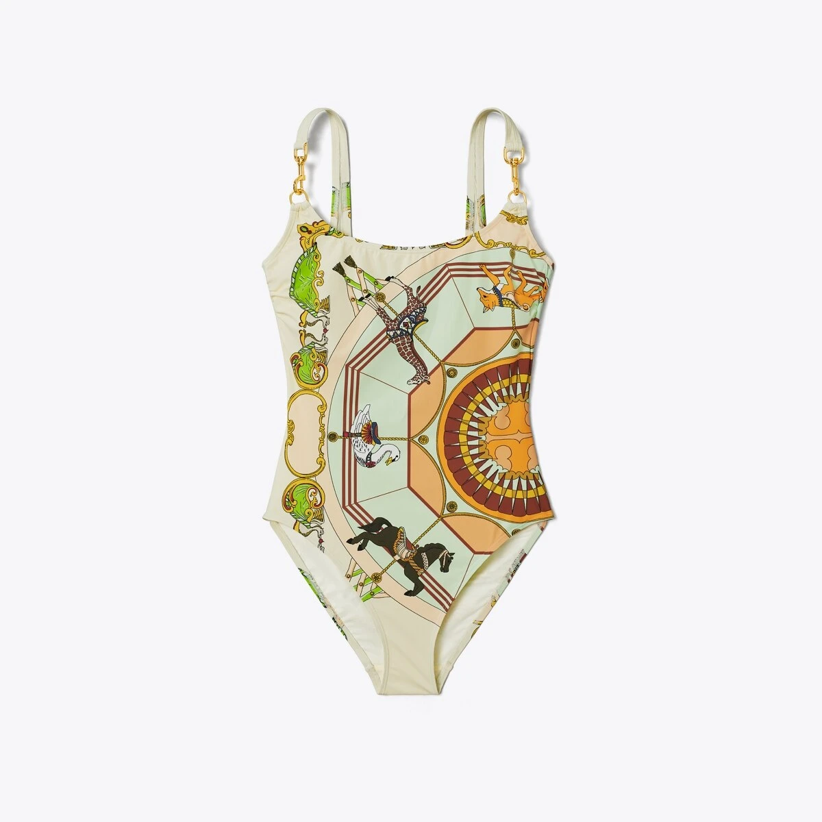 Tory Burch Printed Clip Tank Swimsuit 1 Tory Burch Printed Clip Tank Swimsuit