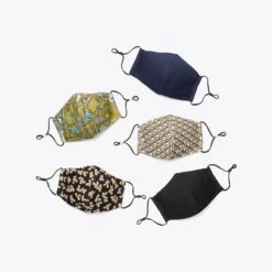 Tory Burch Printed Face Mask, Set Of 5