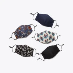 Tory Burch Printed Face Mask, Set Of 5 -Tory Burch Sales 2026 Printed20Face20Mask20Set20of205.TB 81264 999 SLFRO.pdp 1200x1200 1