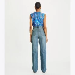 Tory Burch Printed Silk Shell