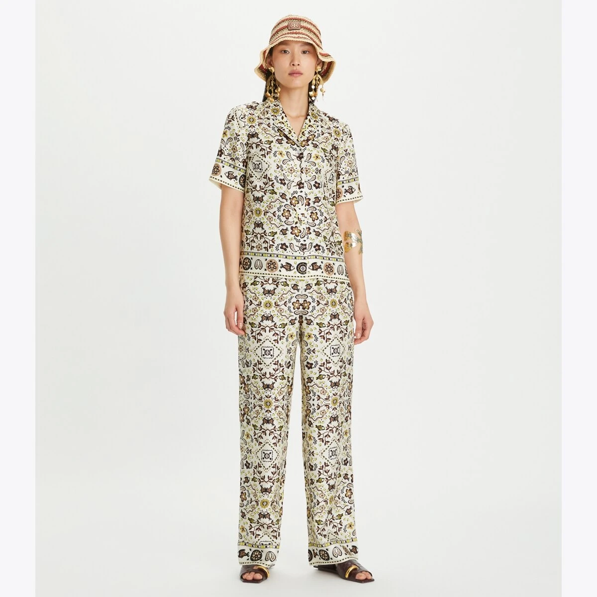 Tory Burch Printed Silk Shirt 4 Tory Burch Printed Silk Shirt - Image 4