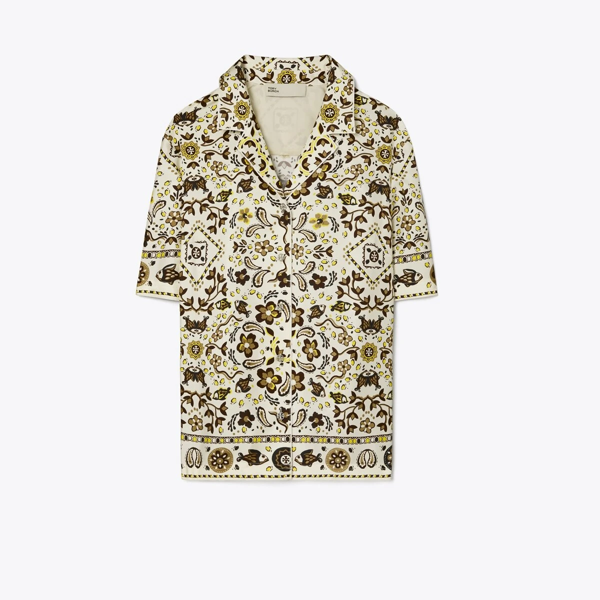 Tory Burch Printed Silk Shirt 3 Tory Burch Printed Silk Shirt - Image 3