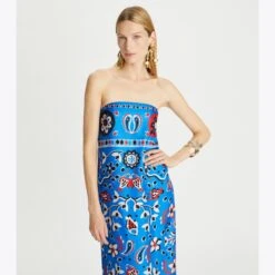Tory Burch Printed Silk Strapless Dress 6 Tory Burch Printed Silk Strapless Dress -Tory Burch Sales 2024 Printed20Silk20Strapless20Dress.TB 152202 480 20230515 OMDET.pdp 1200x1200 1